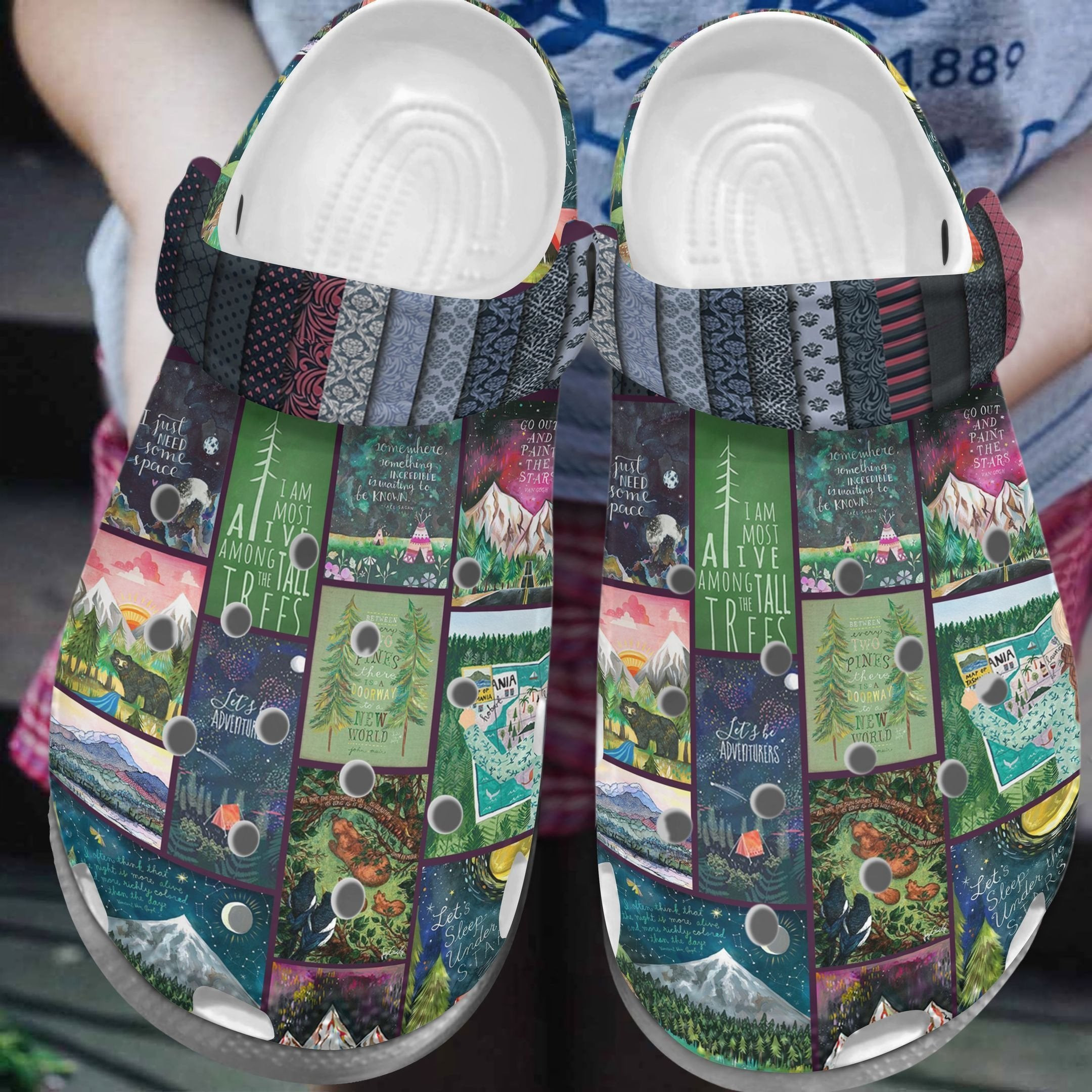 Alive Among The Tree Shoes - I Just Need Some Space clog Birthday Gift For Men Women