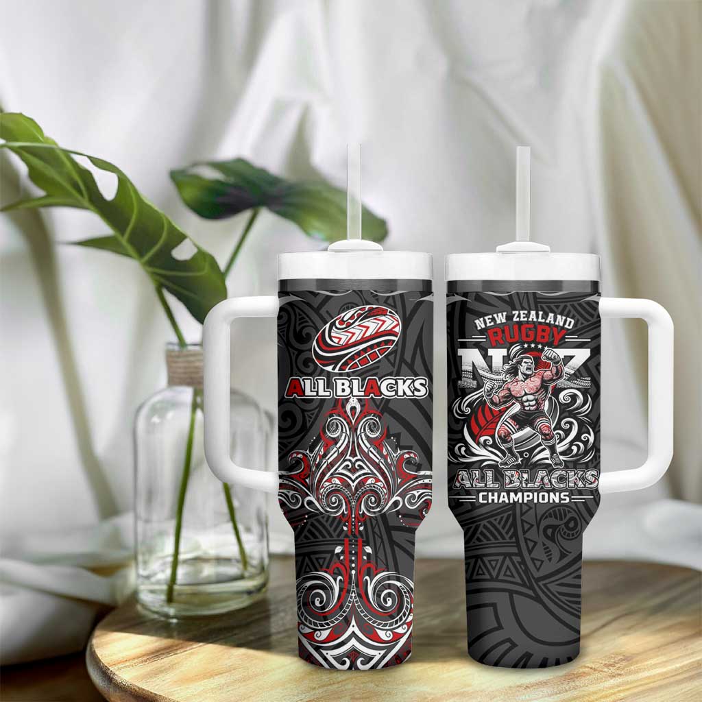 All Black NZL Rugby Champions Custom Stanley Cup 40 oz 30 oz Tumbler With HandleTVC2301252 - Image 9