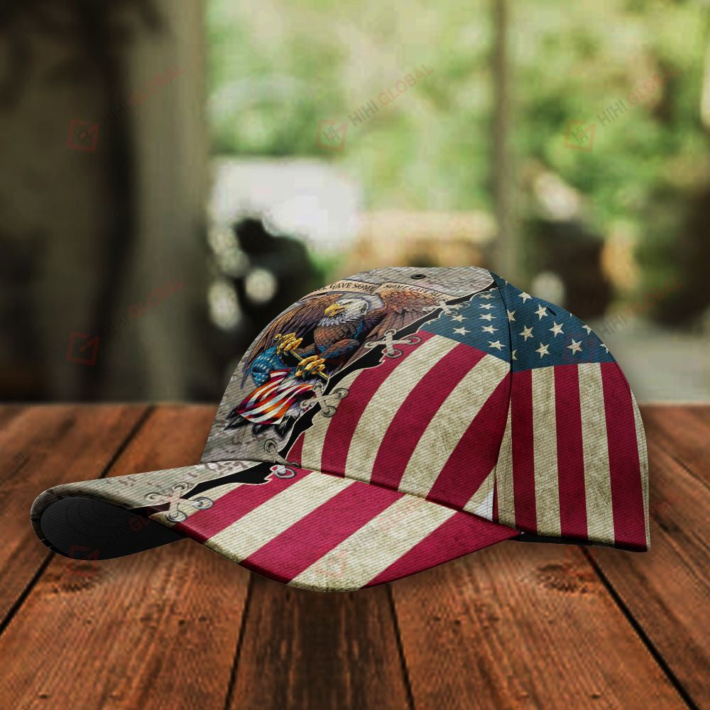 All Gave Some Some Gave All Classic 3D CapAll Over Printed Trucker Hats Custom Hats Gifts For Men & Women