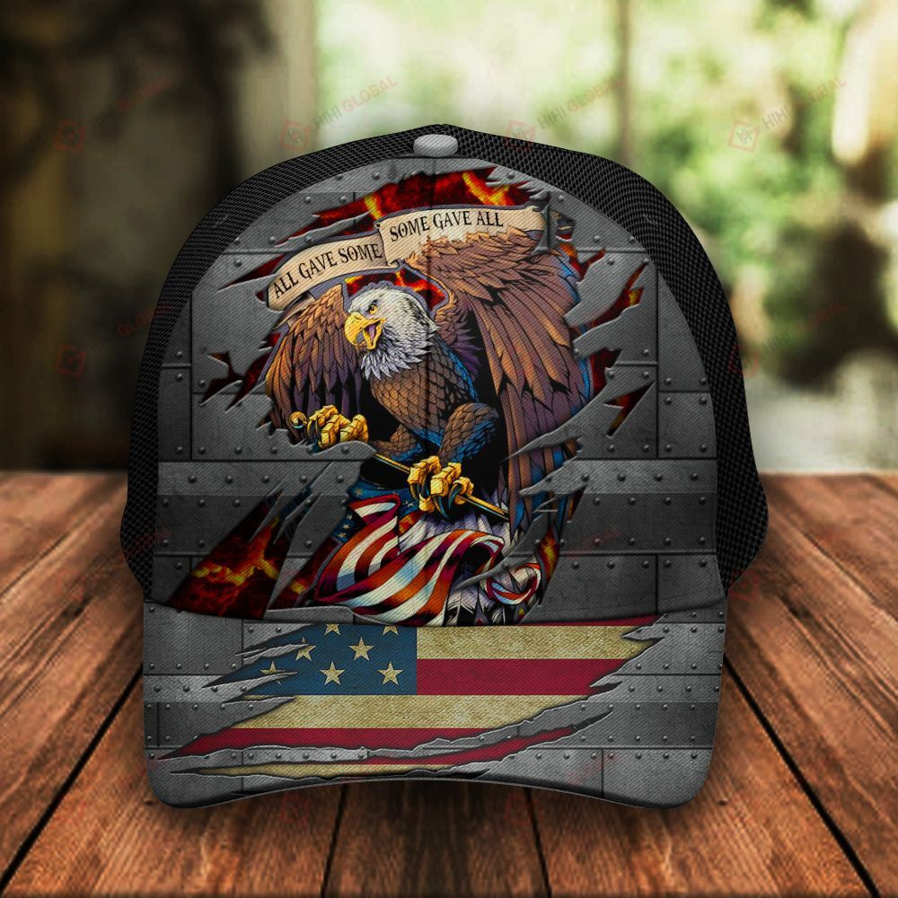 All Gave Some Some Gave All Personalized Classic 3D CapAll Over Printed Trucker Hats Custom Hats Gifts For Men & Women