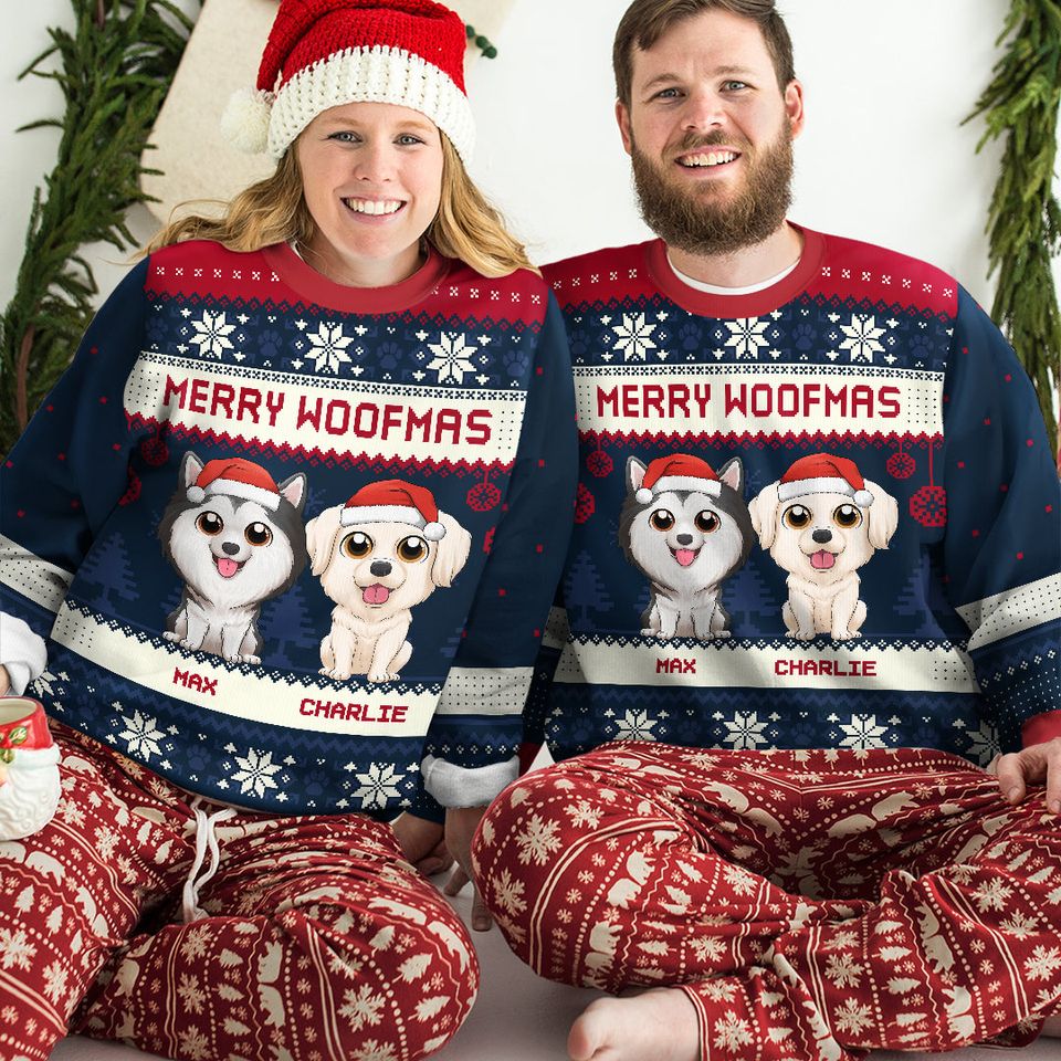 All I Want For Christmas - Dog Personalized Ugly Sweatshirt - Christmas Gift For Pet Owners, Pet Lovers