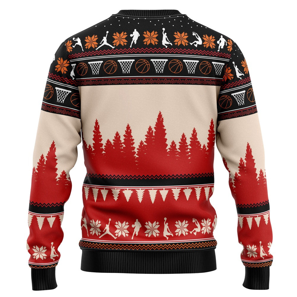 All I Want for Christmas Is More Time for Basketball Ugly Christmas Sweater Gift for Christmas - Image 2