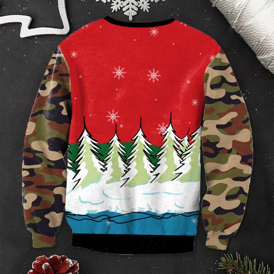 All I Want For Christmas Is More Time To Hunt Personalized Ugly Sweater - Image 6