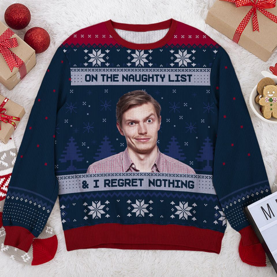 All I Want For Christmas Is Wine Husband Wife Custom Upload Image Ugly Christmas Sweater