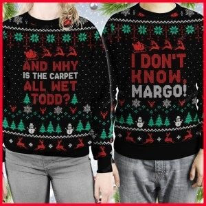 All Met Todd Ugly Christmas Sweater Adult 3D Funny Matching for family