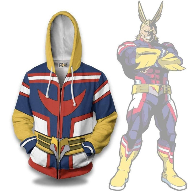 All Might 3D All Over Print Hoodie, Zip Hoodie