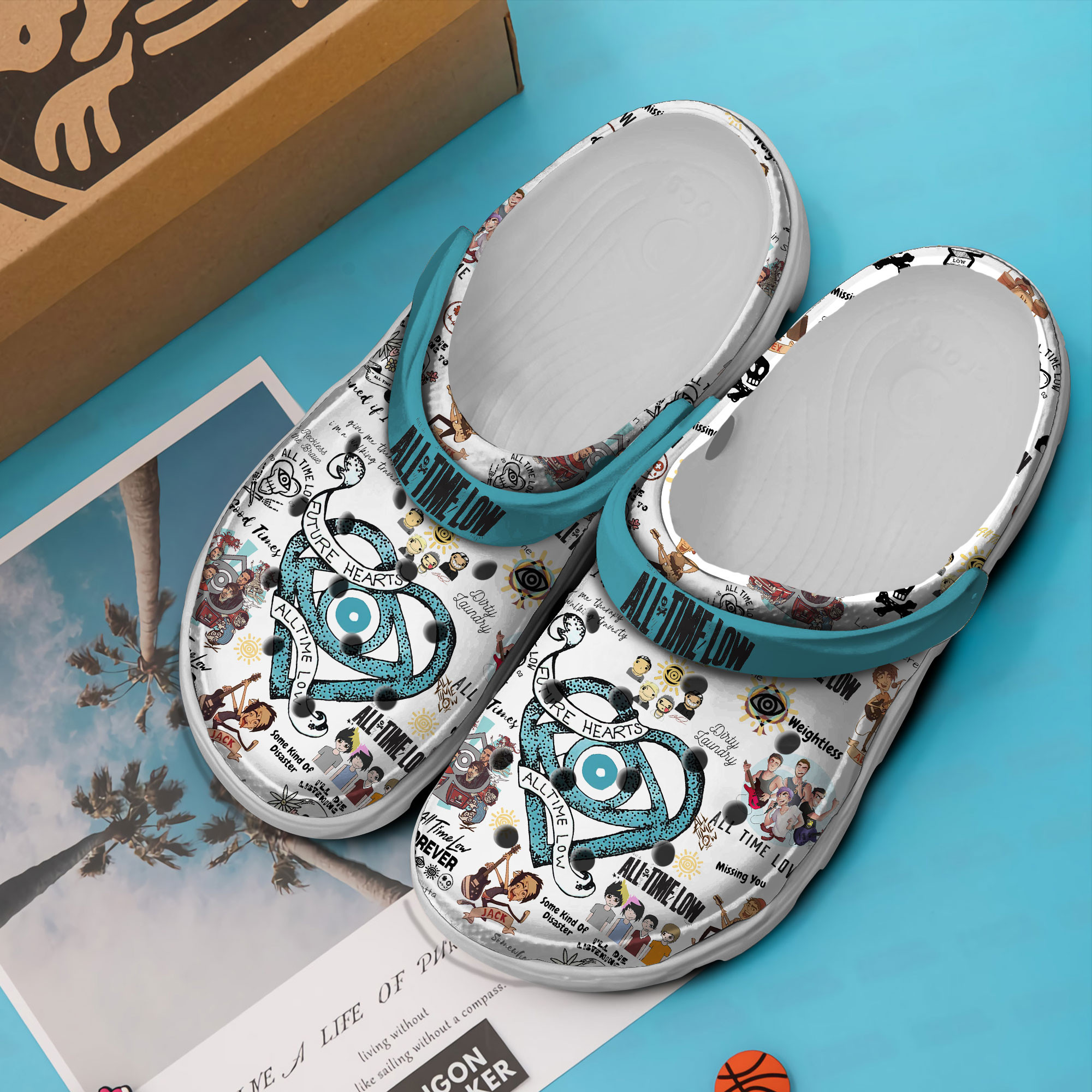 All Time Low Music Crocs Crocband Clogs Shoes Comfortable For Men Women and Kids - Image 3