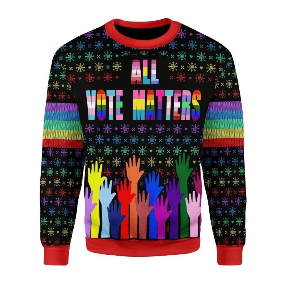 All Vote Matters All Over Printed Sweater