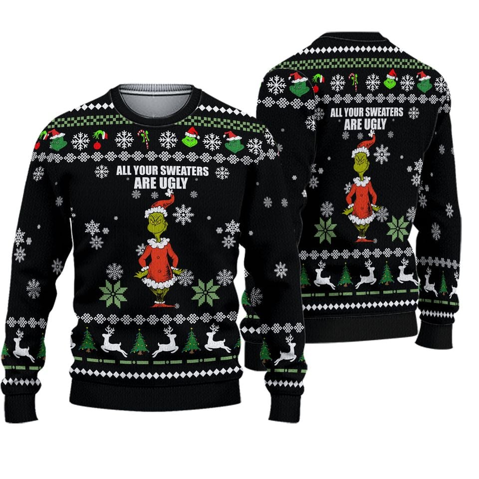 All Your Sweaters Are Ugly Christmas 3D Sweater