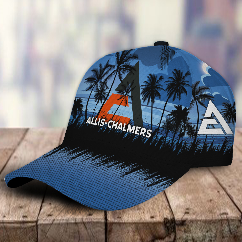 Allis Chalmers 3D Classic Cap Hawaiian Tropical Car Motor Brand Hats Trucker Hats Custom Hats Gifts For Men & Women