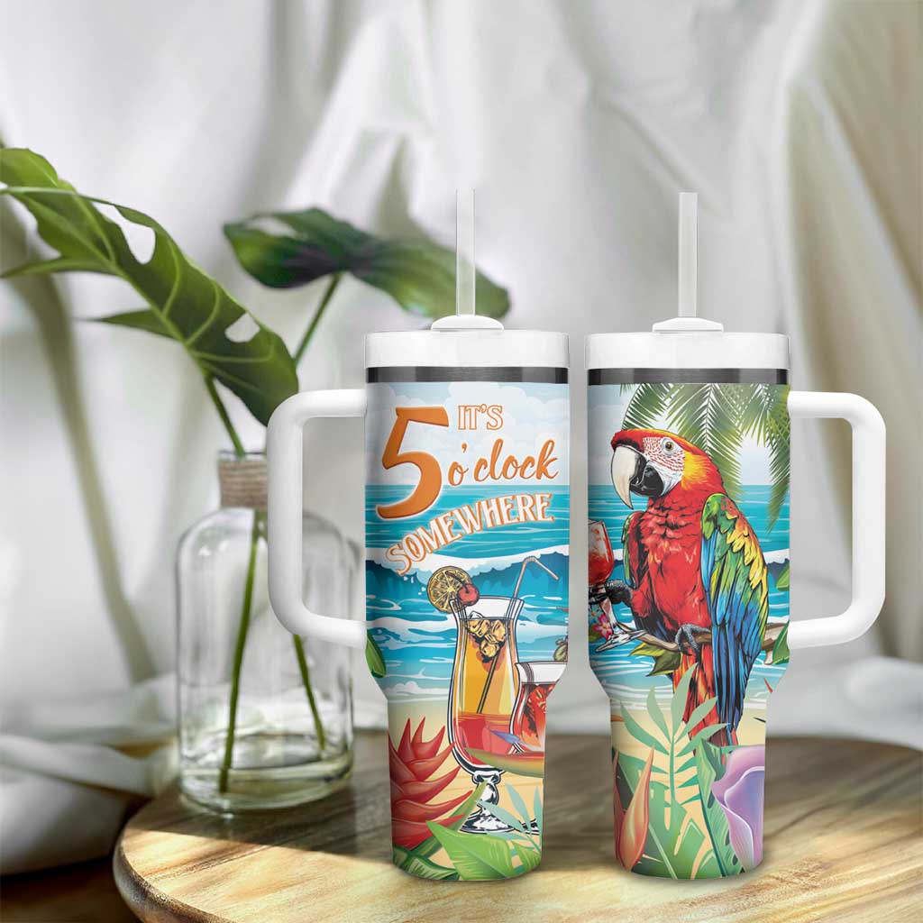 Aloha Hawaii Christmas It’s 5 o’clock Somewhere Custom Stanley Cup 40 oz 30 oz Tumbler With HandleTVC2301390 - Image 9