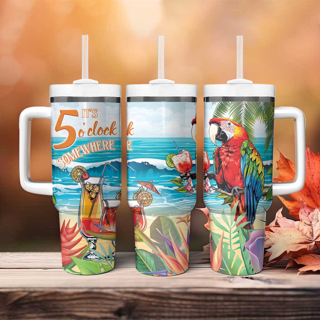 Aloha Hawaii Christmas It’s 5 o’clock Somewhere Custom Stanley Cup 40 oz 30 oz Tumbler With HandleTVC2301390 - Image 4