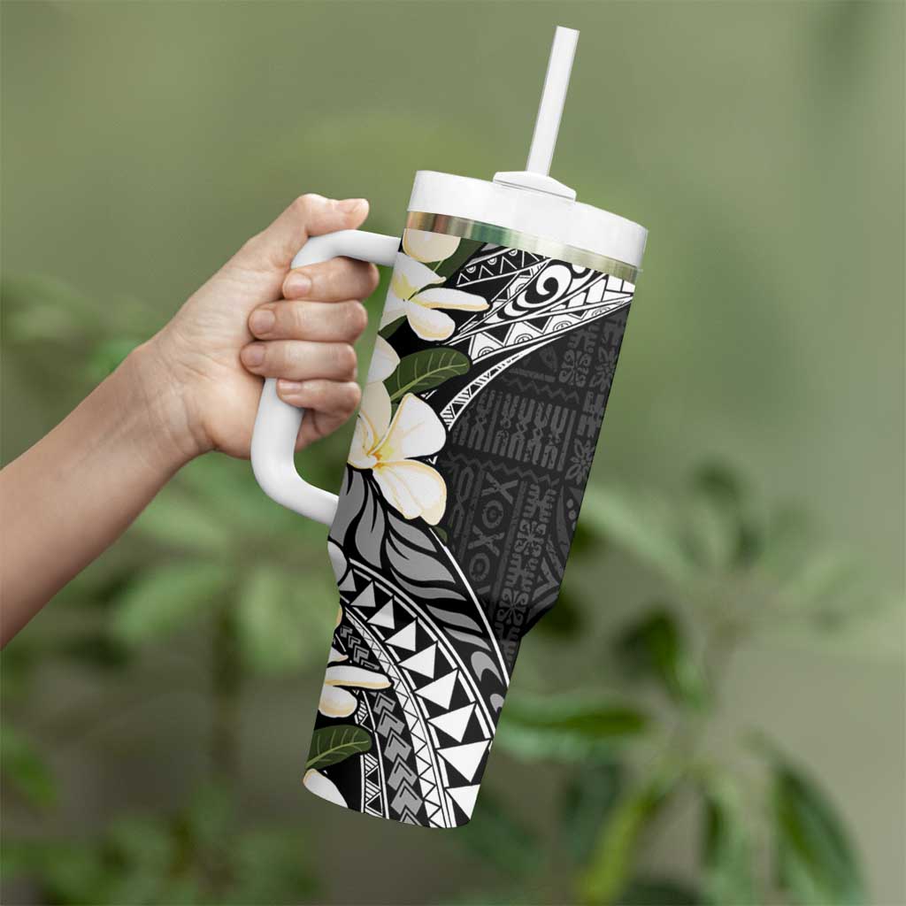 Aloha Hawaii Festive Frangipani Lace Classic Custom Stanley Cup 40 oz 30 oz Tumbler With HandleTVC2301398 - Image 3