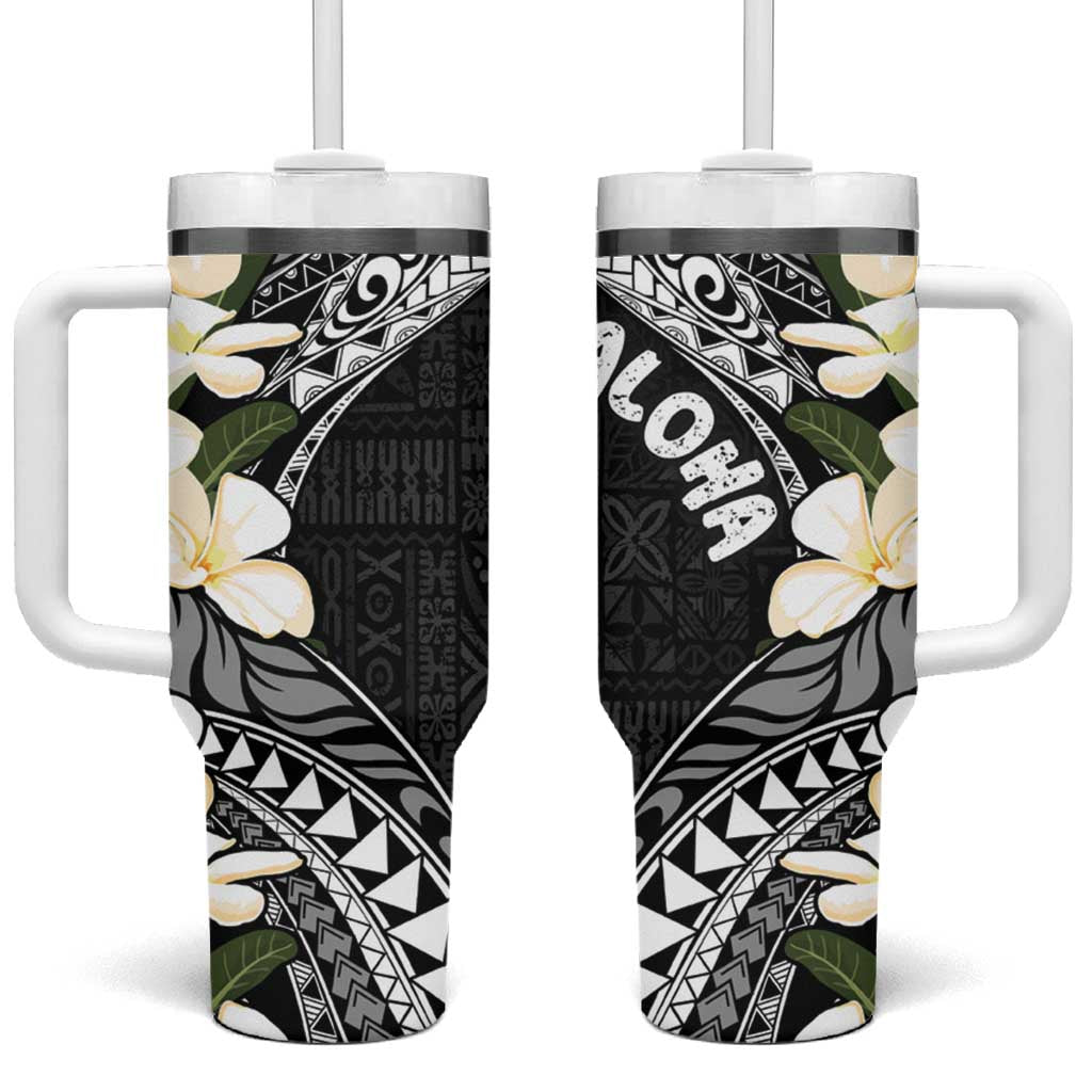 Aloha Hawaii Festive Frangipani Lace Classic Custom Stanley Cup 40 oz 30 oz Tumbler With HandleTVC2301398