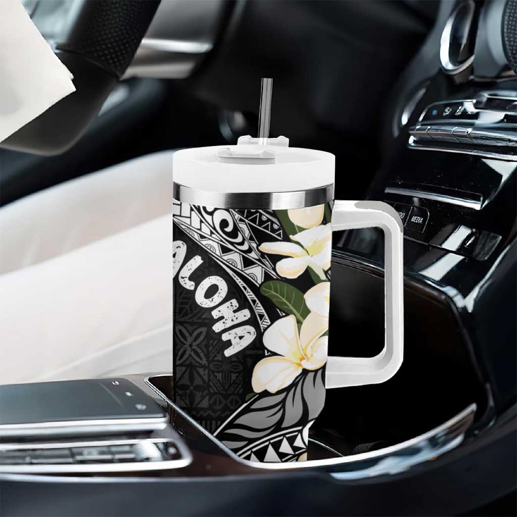 Aloha Hawaii Festive Frangipani Lace Classic Custom Stanley Cup 40 oz 30 oz Tumbler With HandleTVC2301398 - Image 8