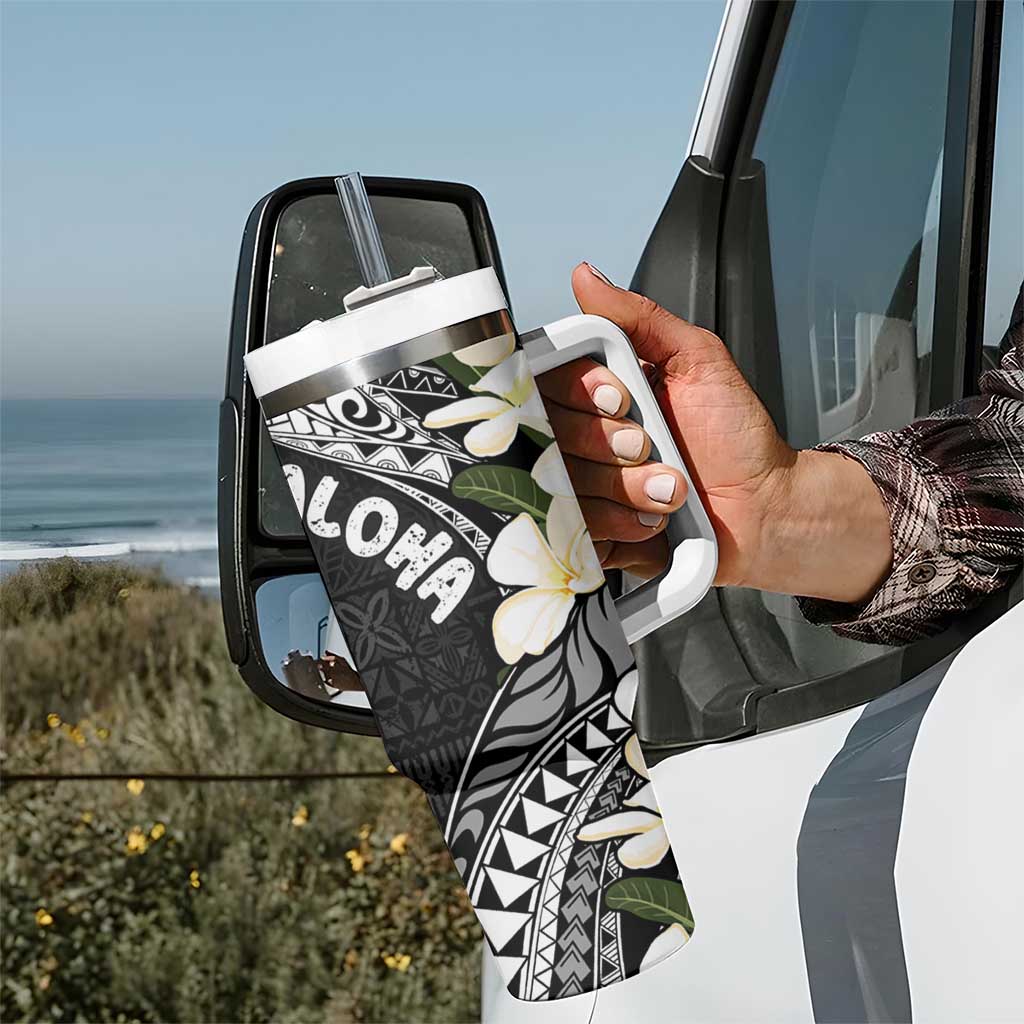 Aloha Hawaii Festive Frangipani Lace Classic Custom Stanley Cup 40 oz 30 oz Tumbler With HandleTVC2301398 - Image 7