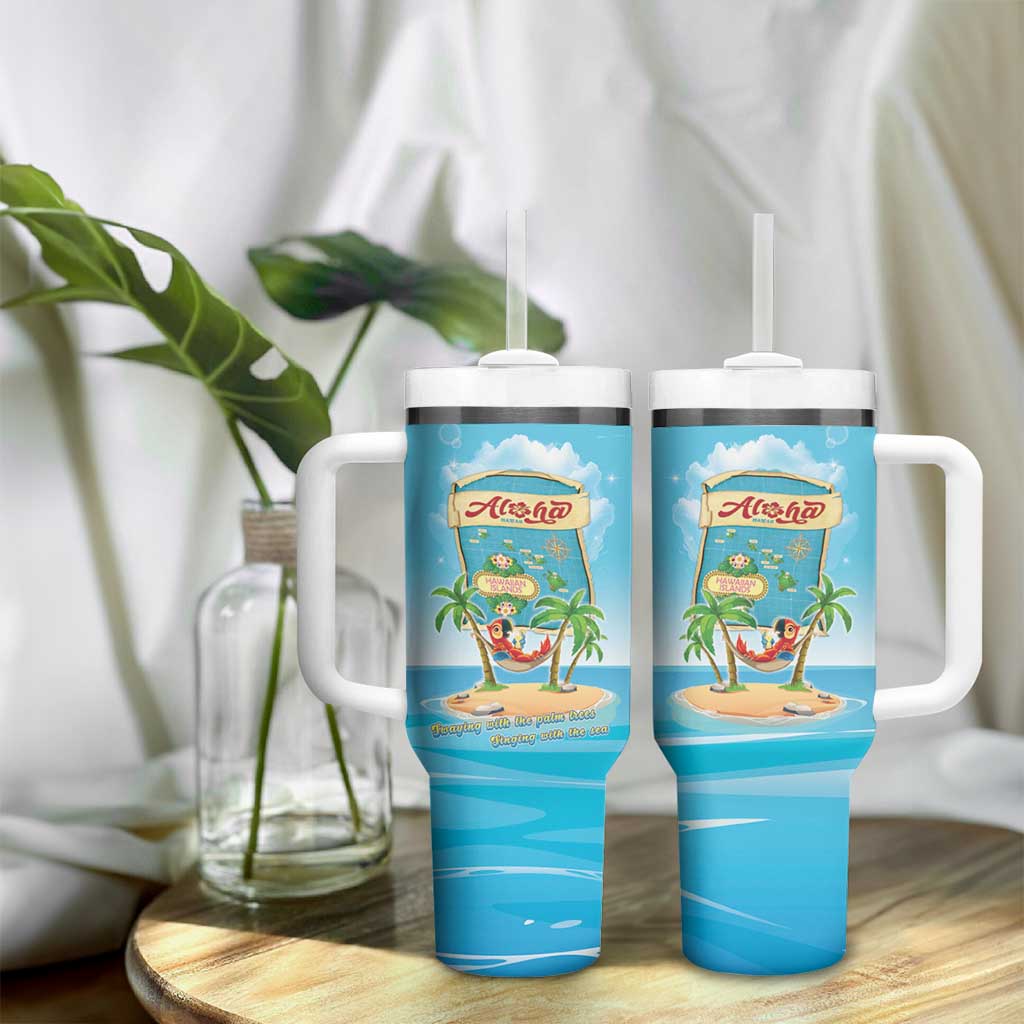 Aloha Hawaii Funny Macaw Parrot Tropical Custom Stanley Cup 40 oz 30 oz Tumbler With HandleTVC2301387 - Image 9