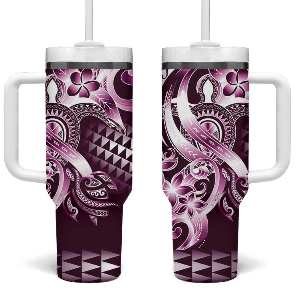 Aloha Pink Tribal Honu Tattoo Custom Stanley Cup 40 oz 30 oz Tumbler With HandleTVC2301401
