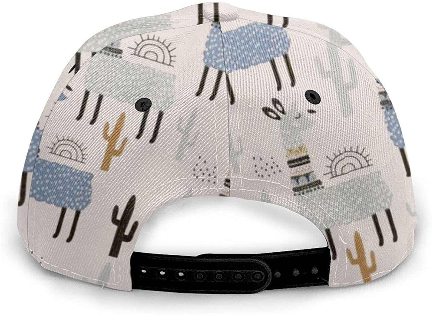 Alpaca Colorful Llama Cactus Cute Lama Adjustable Unisex 3D Printing Baseball Cap Trucker Hats Sports Hat Trucker Hats Custom Hats Gifts For Men & Women