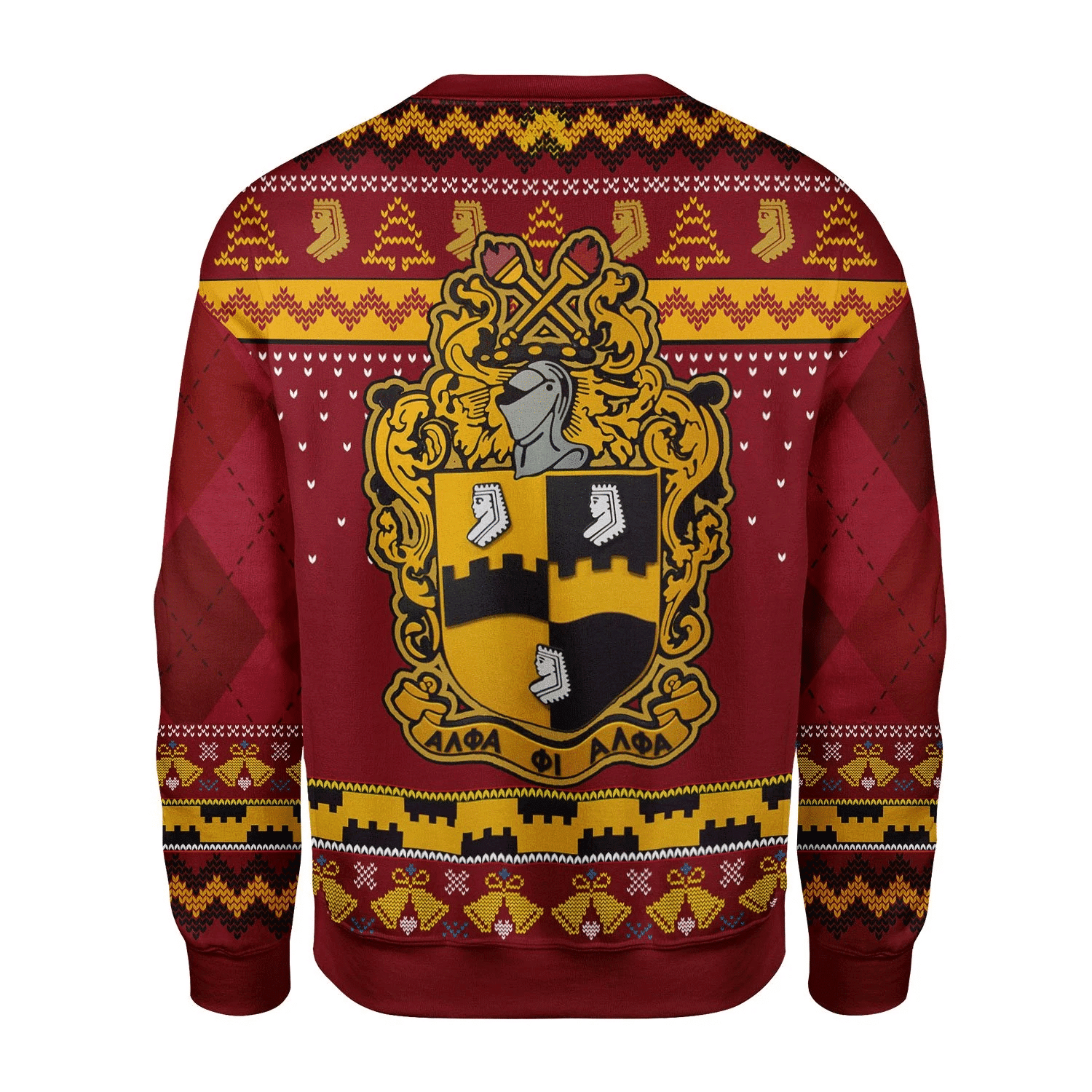 Alpha Phi Alpha Ugly Christmas Sweater Adult 3D Funny Matching for family