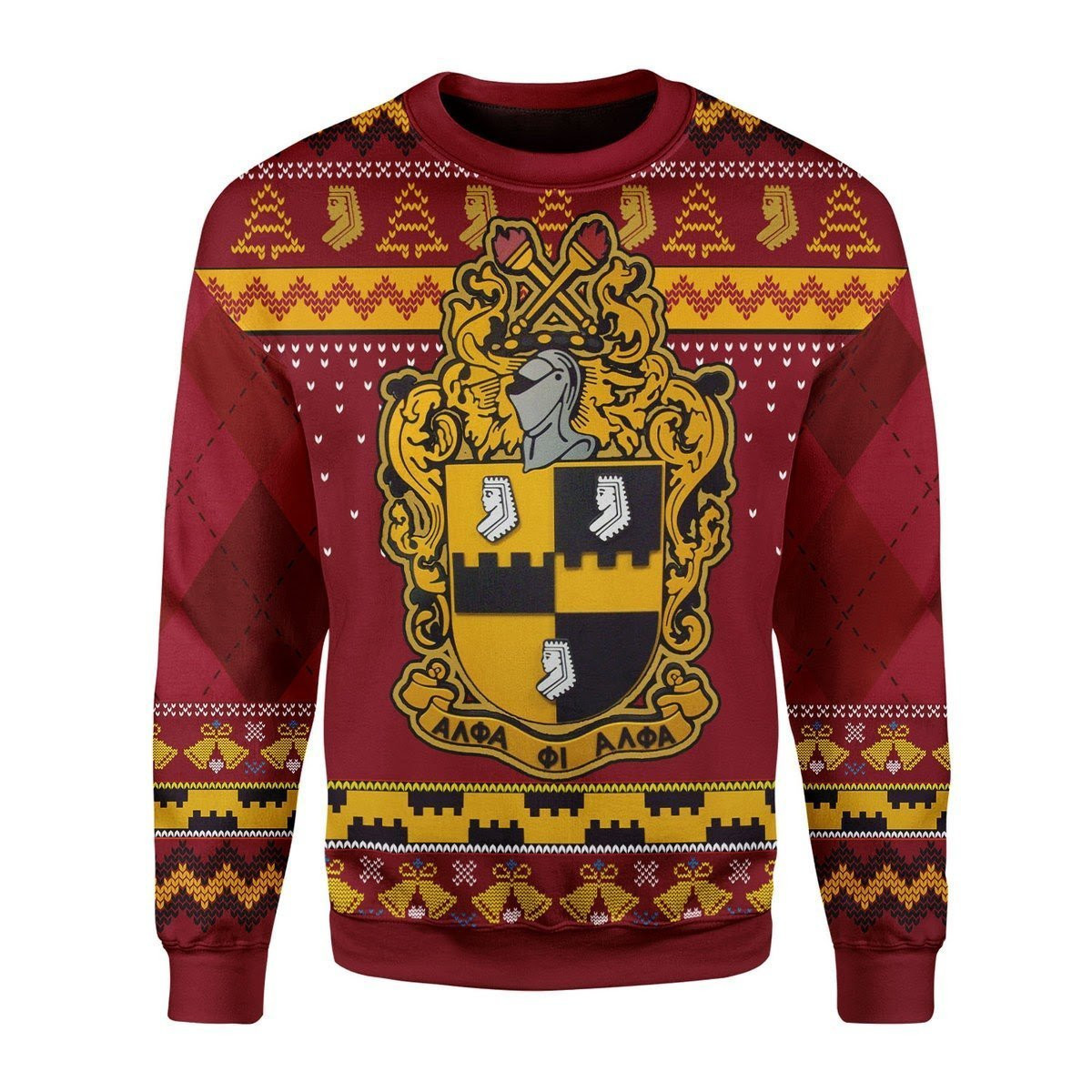 Alpha Phi Alpha Ugly Christmas Sweater Adult 3D Funny Matching for family