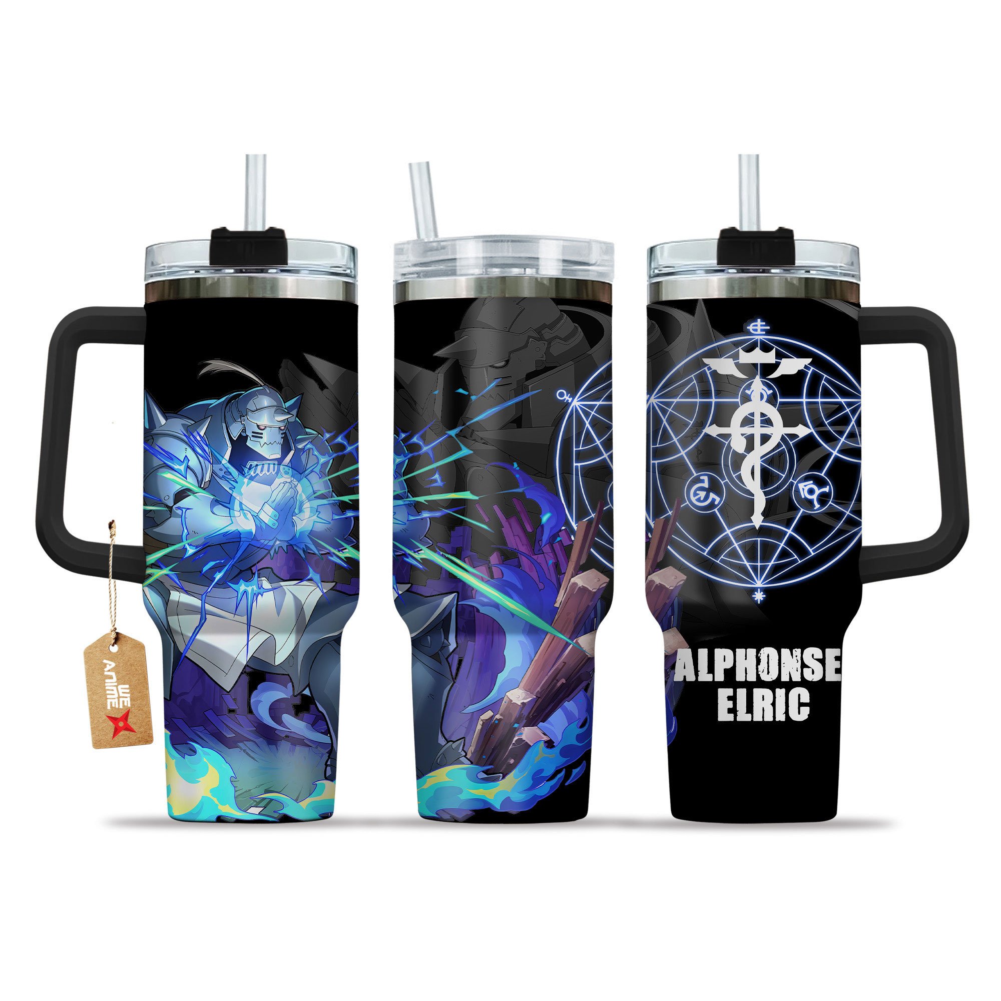 Alphonse Elric Fullmetal Alchemist Anime Custom Stanley Cup 40 oz 30 oz Tumbler With HandleTVC2301149