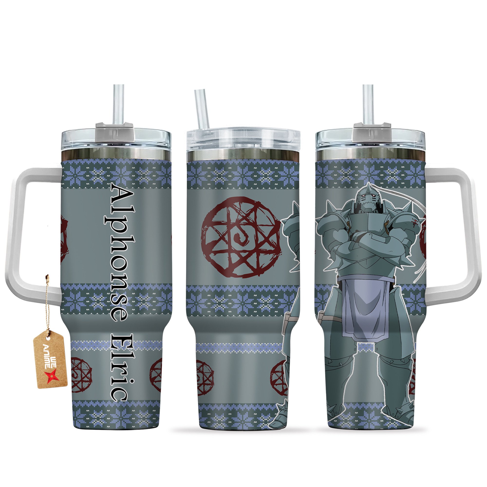 Alphonse Elric Fullmetal Alchemist Anime Custom Stanley Cup 40 oz 30 oz Tumbler With HandleTVC2301165
