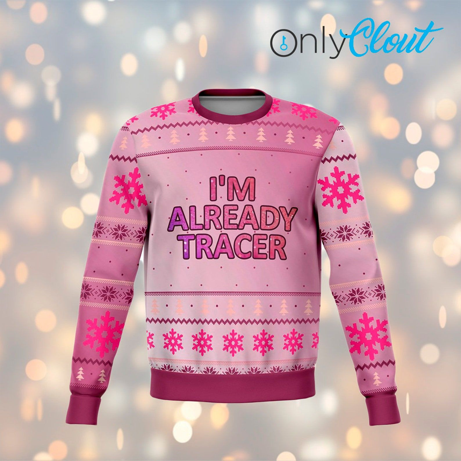 Already Tracer Funny Ugly Christmas Sweater Adult 3D Funny Matching for family