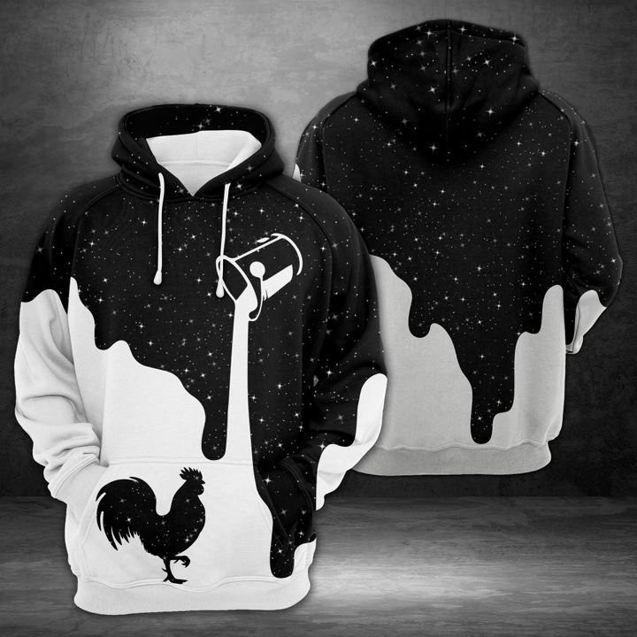 Amazing Chicken Galaxy 3D All Over Print Hoodie, Zip Hoodie