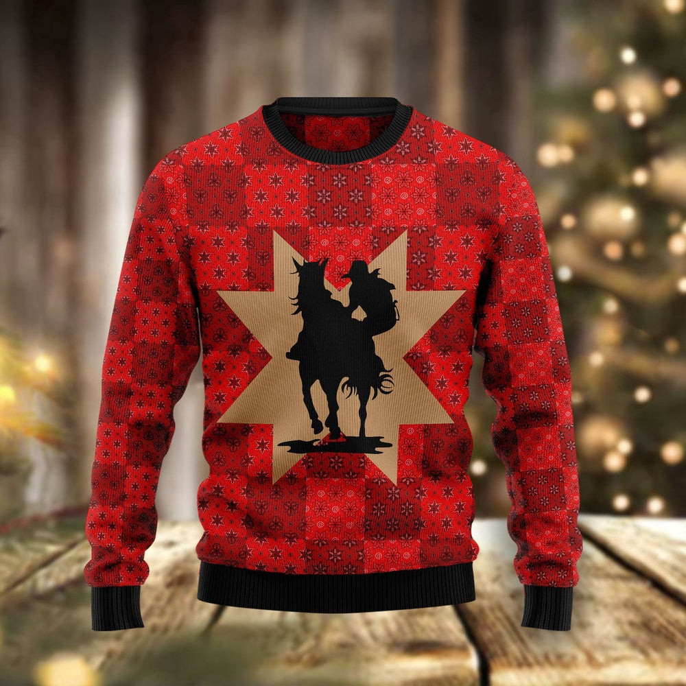 Amazing Cowgirl Ugly Christmas Sweater Christmas Gift