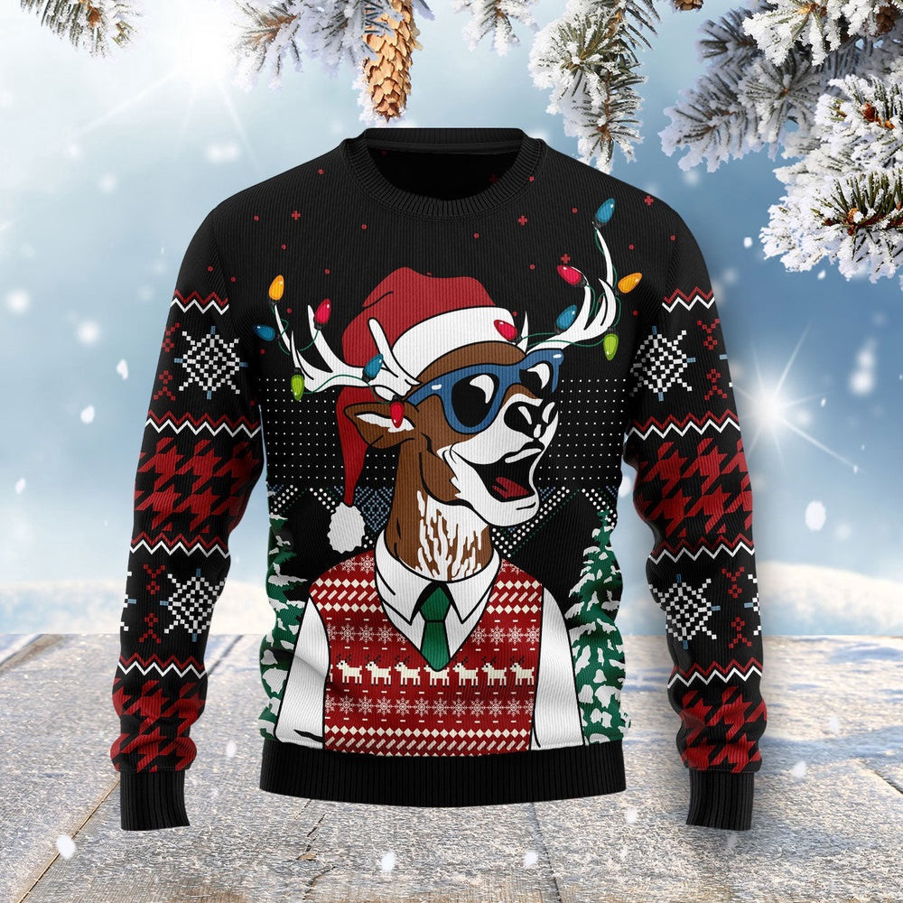 Amazing Deer Ugly Christmas Sweater Christmas Gift