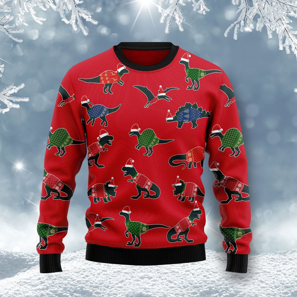 Amazing Dinosaur Christmas Ugly Christmas Sweater Christmas Gift