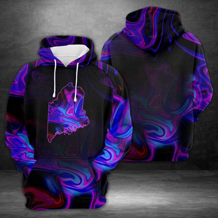Amazing Maine 3D All Over Print Hoodie, Zip Hoodie