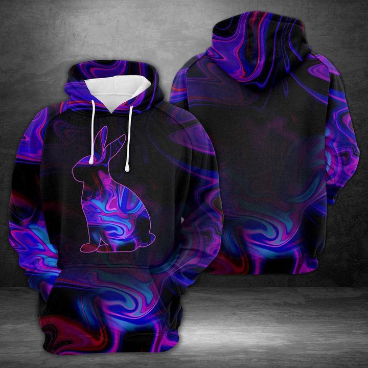 Amazing Rabbit 3D All Over Print Hoodie, Zip Hoodie