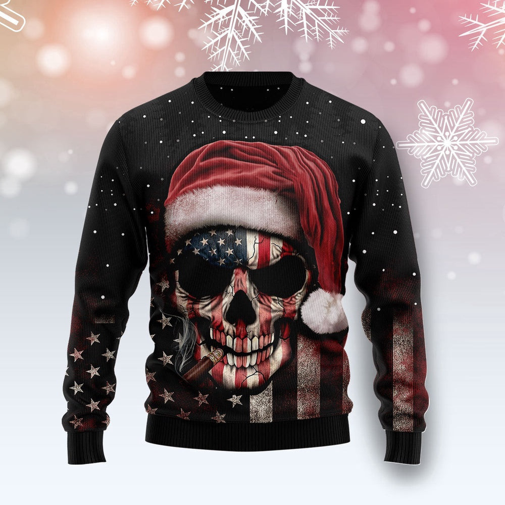 Amazing Skull Christmas Ugly Christmas Sweater Christmas Gift