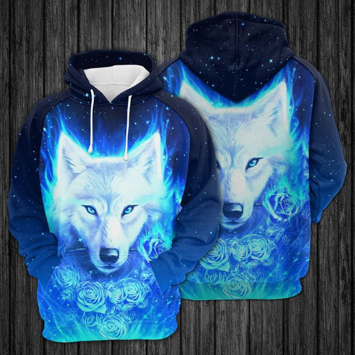 Amazing Wolf 3D All Over Print Hoodie, Zip Hoodie