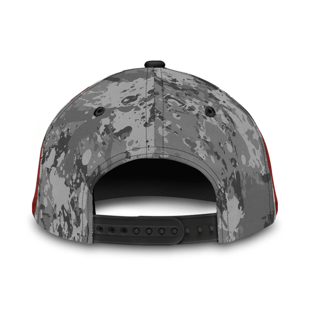 American By Birth Veteran By Choice Cap 3D Eagle USA Flag Cap Trucker Hats Custom Hats Gifts For Men & Women