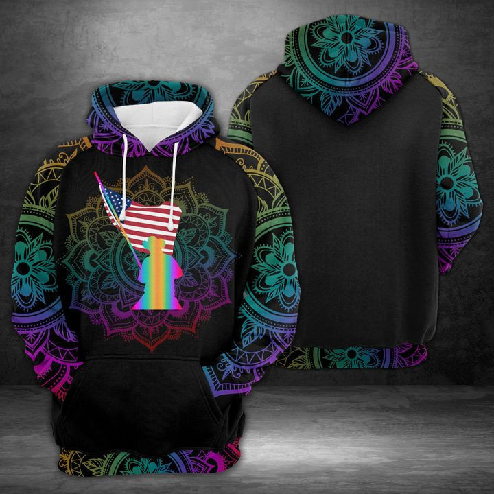 American Cowboy 3D All Over Print Hoodie, Zip Hoodie