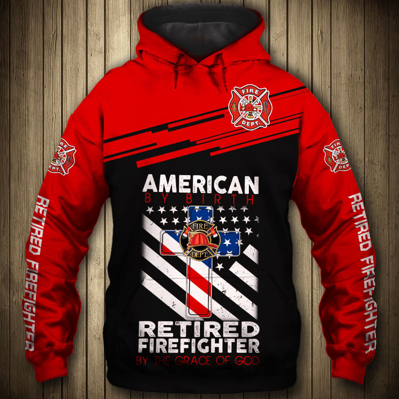 American Firefighter 3D All Over Print Hoodie, Zip Hoodie