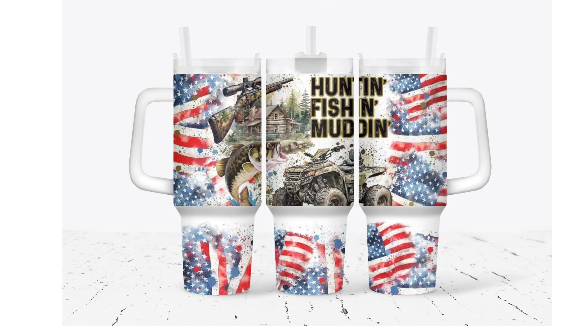 American Flag Custom Stanley Cup 40 oz 30 oz Tumbler With HandleTVC2301929