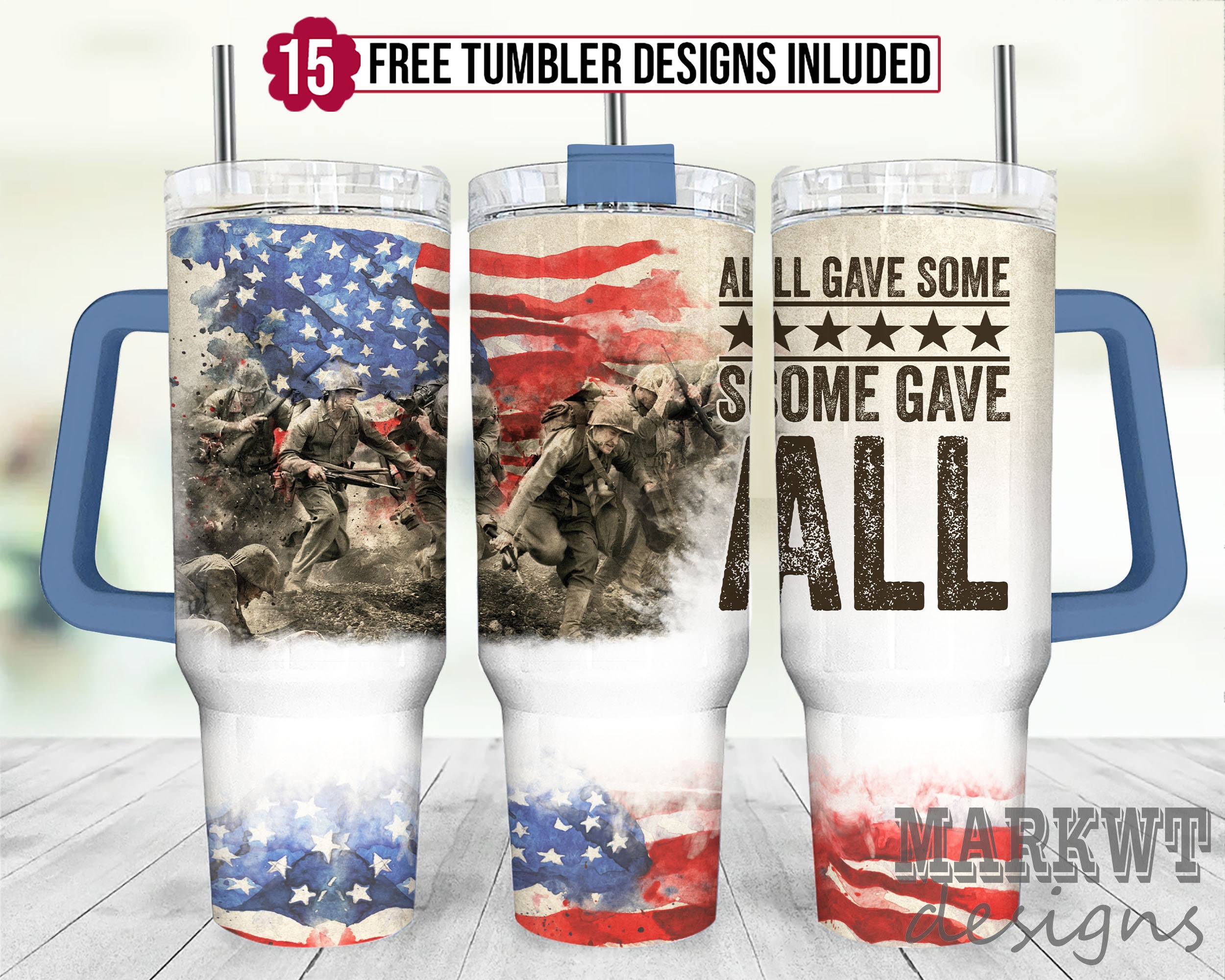 American Flag Soldier Custom Stanley Cup 40 oz 30 oz Tumbler With HandleTVC2301955