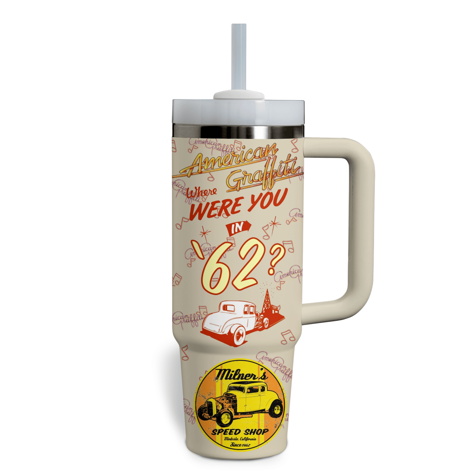 American Graffiti Movies Custom Stanley Cup 40 oz 30 oz Tumbler With HandleTVC2301773 - Image 3