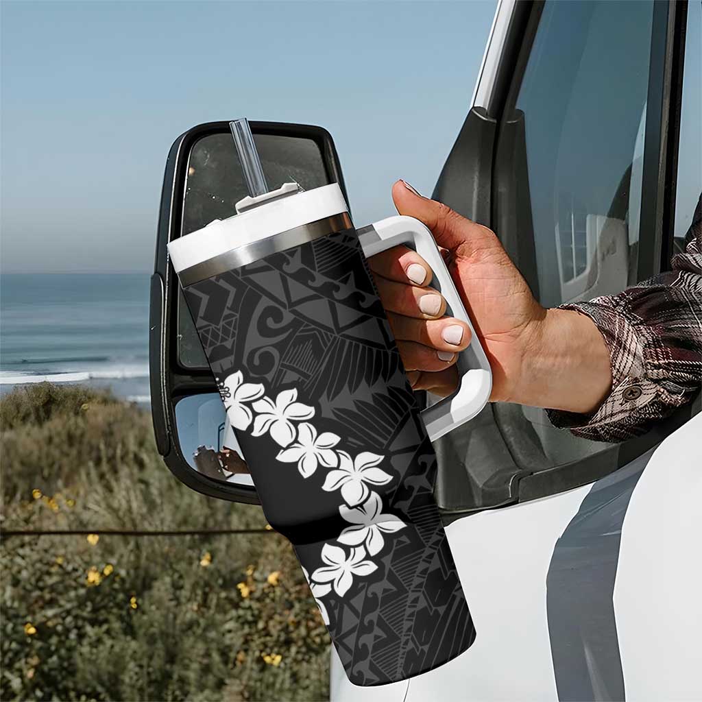 American Samoa Lotu Tamaiti White Sunday Plumeria Black Custom Stanley Cup 40 oz 30 oz Tumbler With HandleTVC2301363 - Image 7