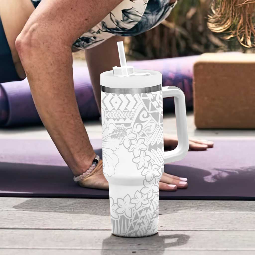 American Samoa Lotu Tamaiti White Sunday Plumeria White Custom Stanley Cup 40 oz 30 oz Tumbler With HandleTVC2301352 - Image 6