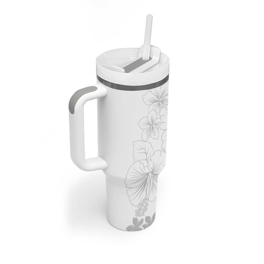 American Samoa Lotu Tamaiti White Sunday Plumeria White Custom Stanley Cup 40 oz 30 oz Tumbler With HandleTVC2301352 - Image 2