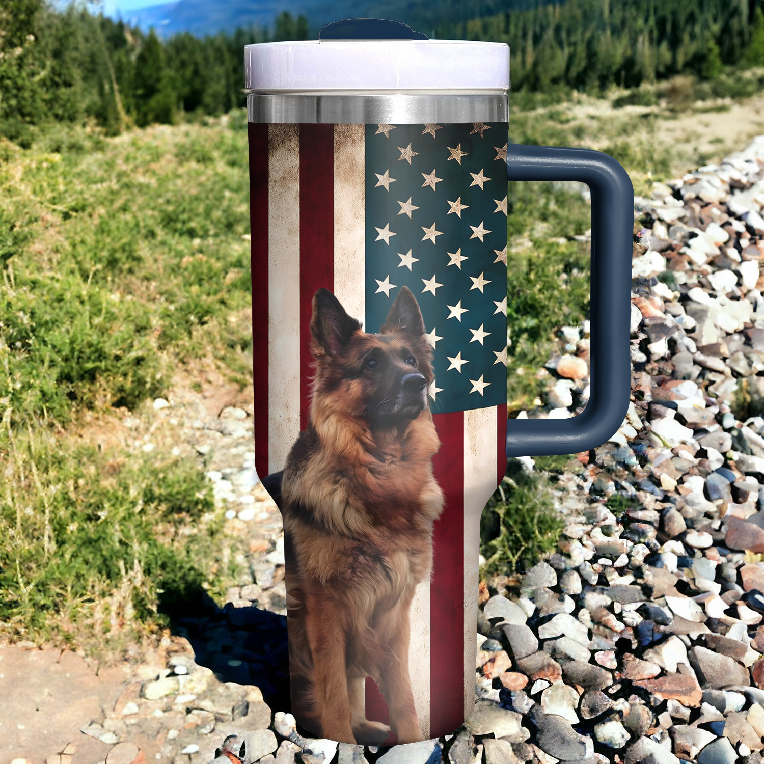 American Shepherd Dog Custom Stanley Cup 40 oz 30 oz Tumbler With HandleTVC2301731