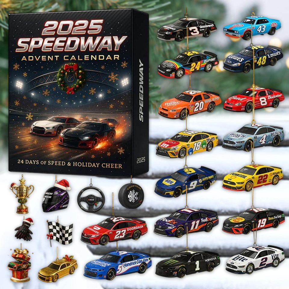 American Stock Car Advent Calendar 2025, Motorsport Fan Christmas Countdown Gift