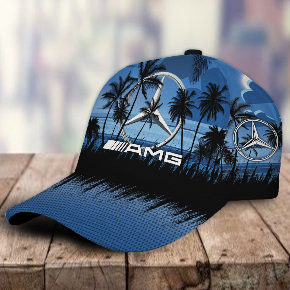 AMG 3D Classic Cap Hawaiian Tropical Car Motor Brand Hats Trucker Hats Custom Hats Gifts For Men & Women