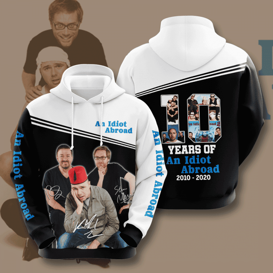 An Idiot Abroad 3D All Over Print Hoodie, Zip Hoodie