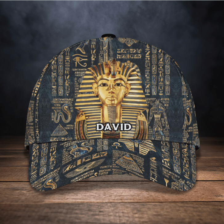Ancient Egypt Cap, Personalized Egypt 3D Classic Cap, Custom Name Hat for Who Love Egyptians Trucker Hats Custom Hats Gifts For Men & Women